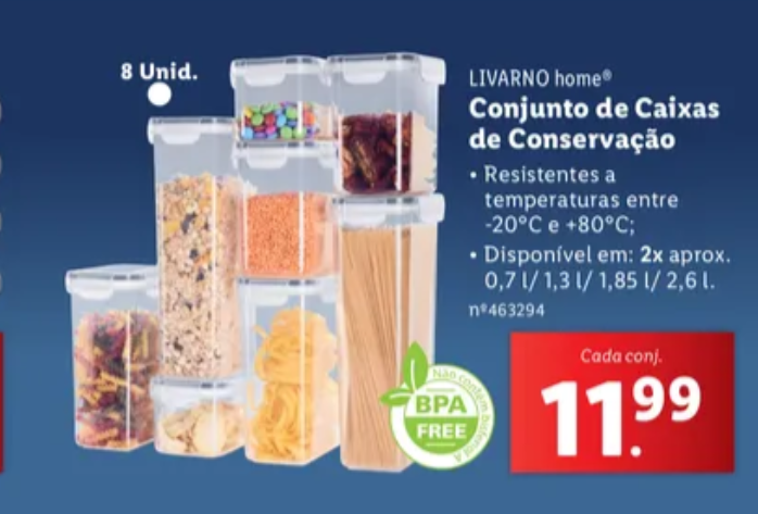 Lidl launches a set of conservation boxes resistant to extreme temperatures