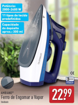 This Aldi 11 -in -1 vapor ironing iron allows for professional results