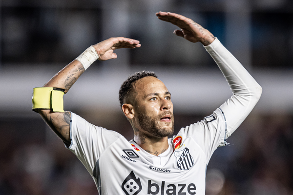 Neymar During Retires by Santos