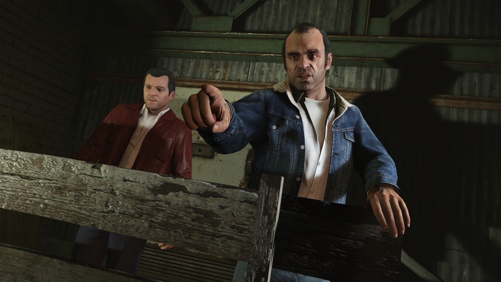 Michael de Santa and Trevor Philips have an old friendship, but full of disagreements and loyalty - Photo: Disclosure/Rockstar Games