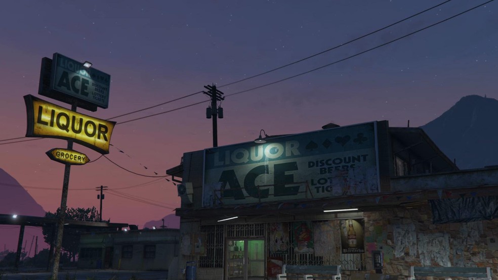 The headquarters of "Trevor Philips Industries", company of the character in GTA V - Photo: Reproduction/Rockstar Games