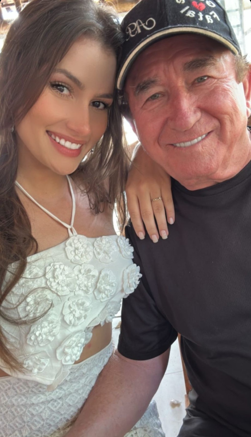 Calita Franciele with Amado Batista - Photo: Instagram