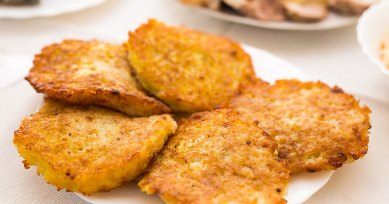 Crunchy potato pancakes. The best come out of these potatoes