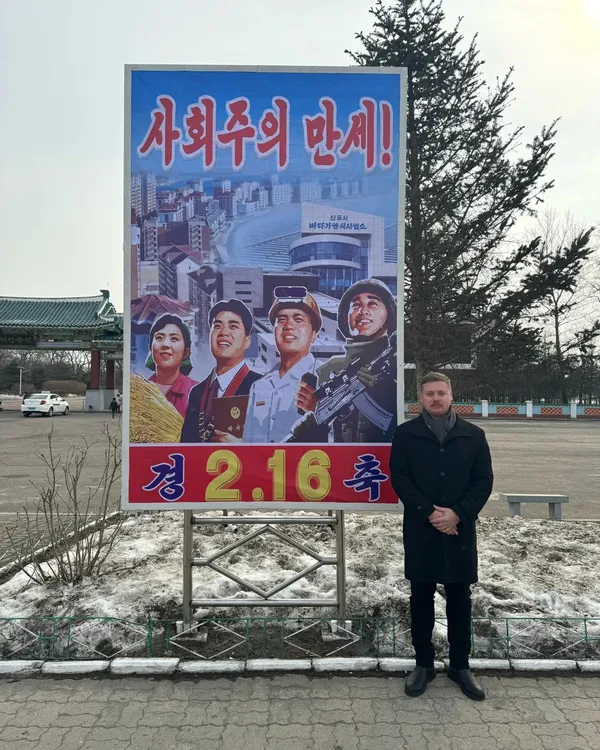 Many tourists are prohibited from visiting North Korea. This spent six digits to do so