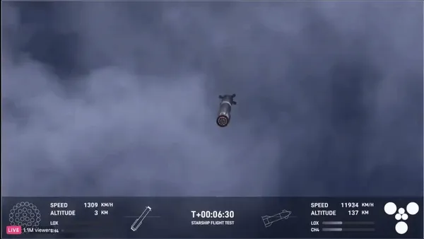 Spacex rocket explodes in the middle of the flight and causes problems in air traffic in Florida