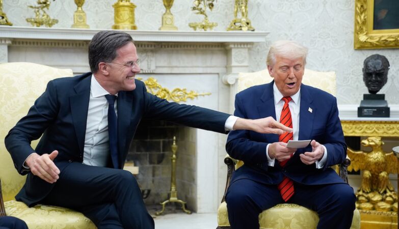 Mark Rutte tore Trump of compliments - but didn't need