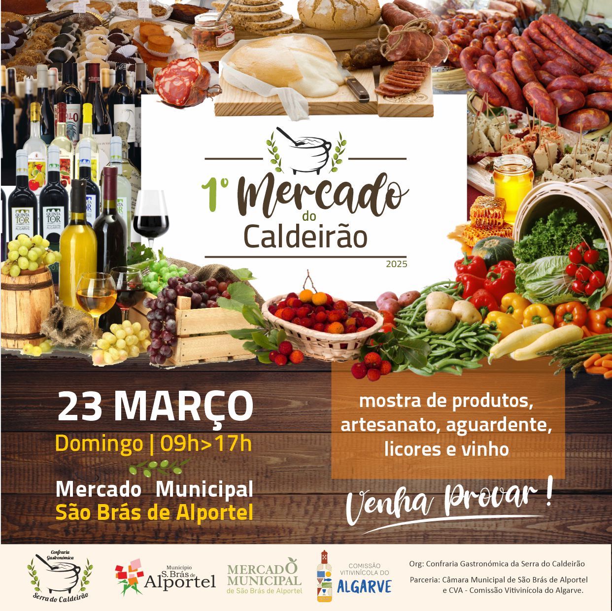 Sabores da Serra and Vinhos do Algarve highlighted in the 1st Market of Caldeirão