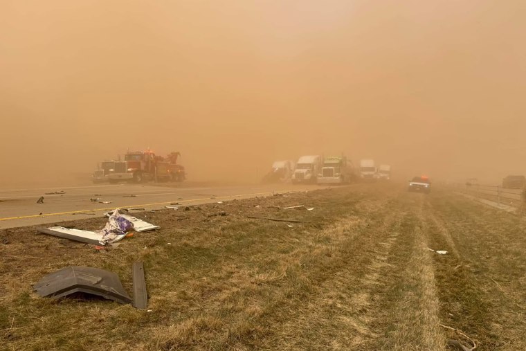 Low visibility & high winds have caused multiple crashes across the south plains in Texas.