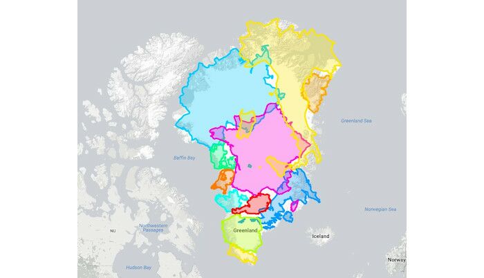 Map shows the real dimension of Grolândia (and Portugal is there)