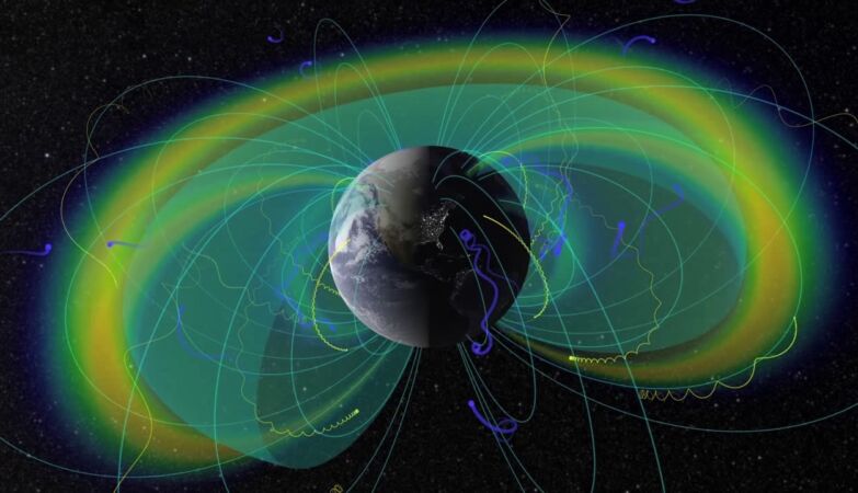 Continents sunk near the earth's core can unbalance our magnetic field