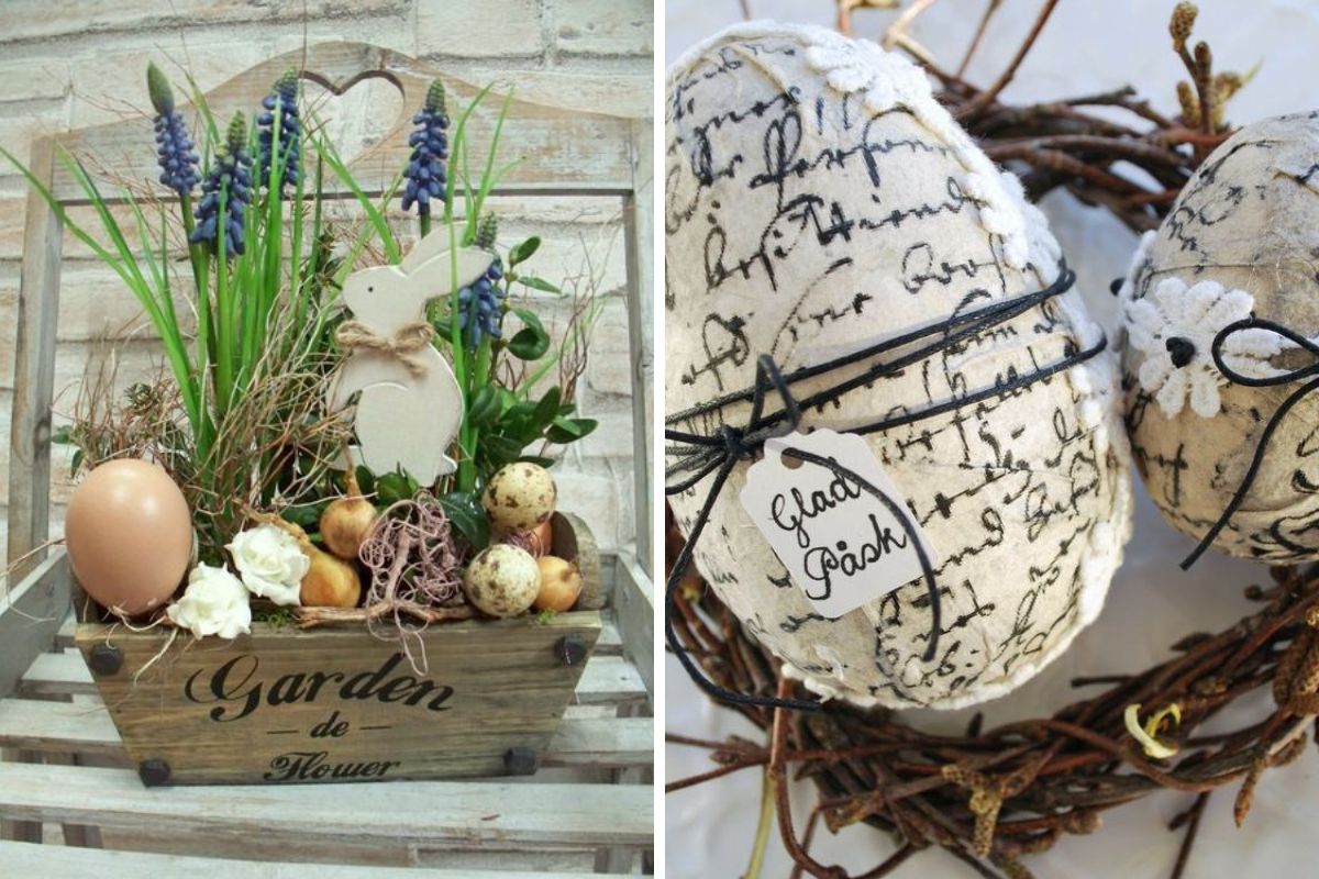 Shabby Chic Easter Decorations