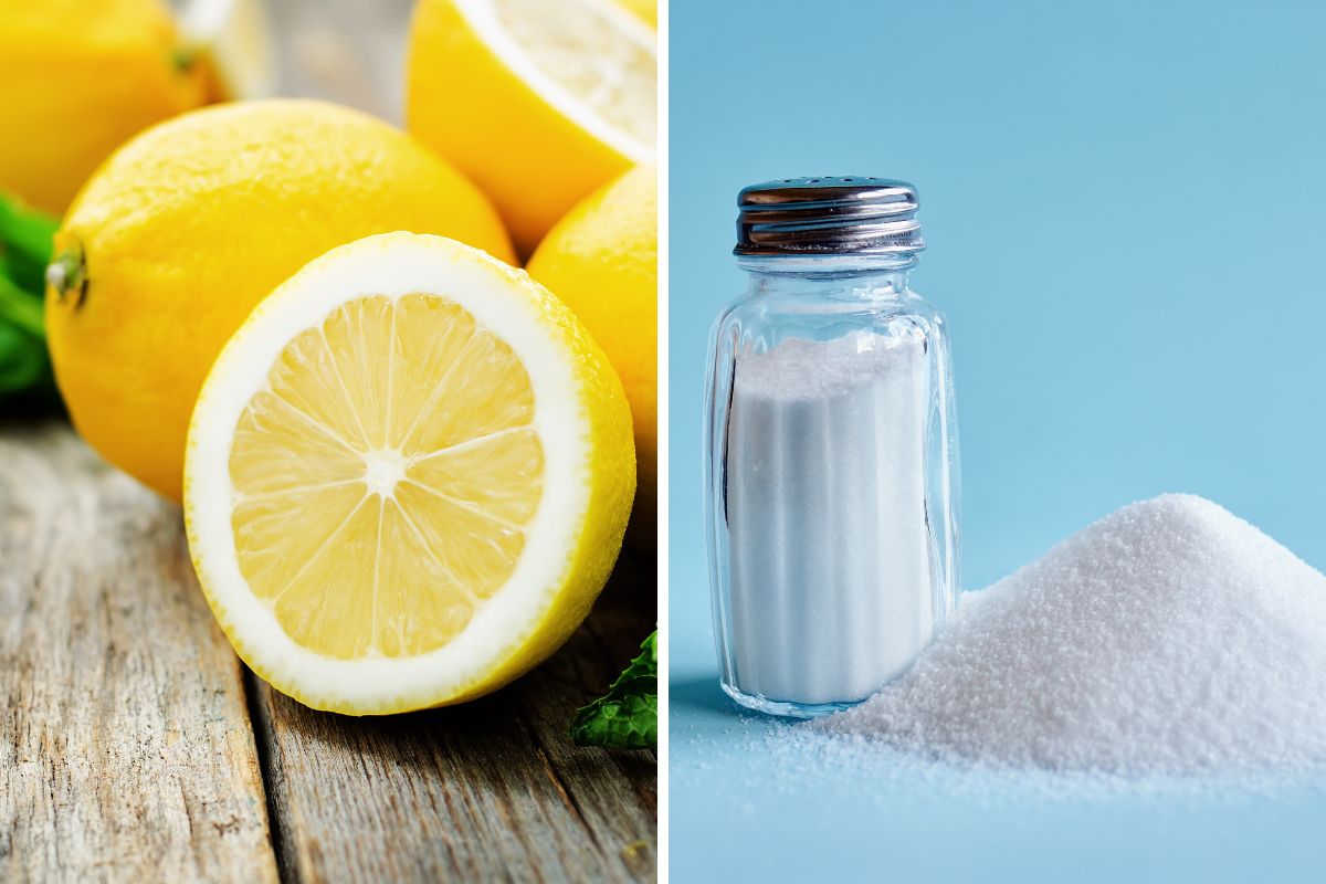 Grandmother's salt and lemon makeup