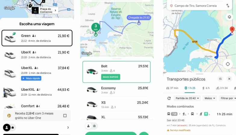 Travel from the center of Lisbon to the new airport is more expensive than many flights