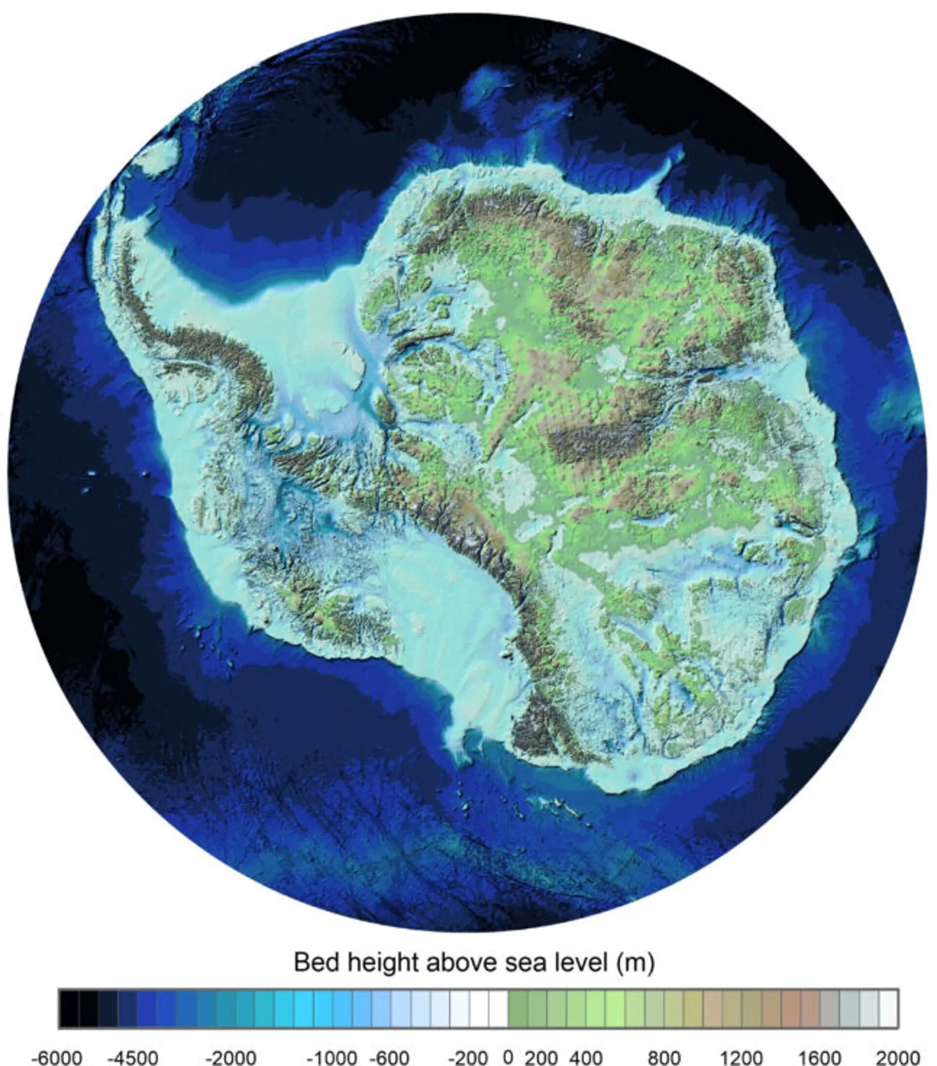 New map shows Antarctica without ice