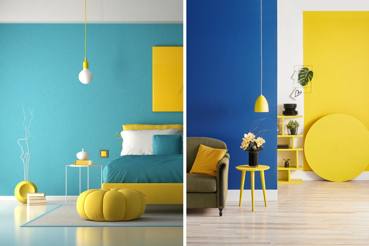 Furnishing the house with the colors of spring