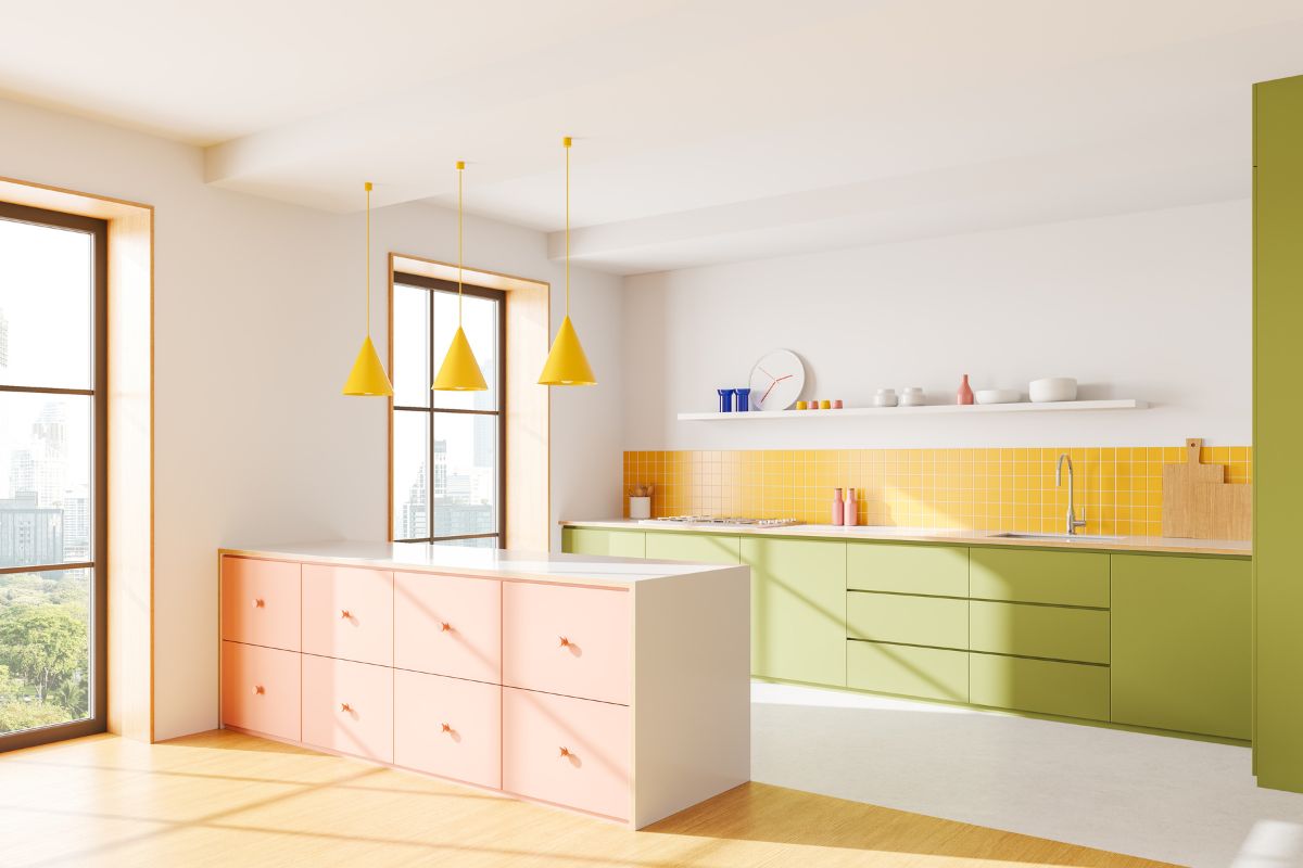 Kitchen pastel colors