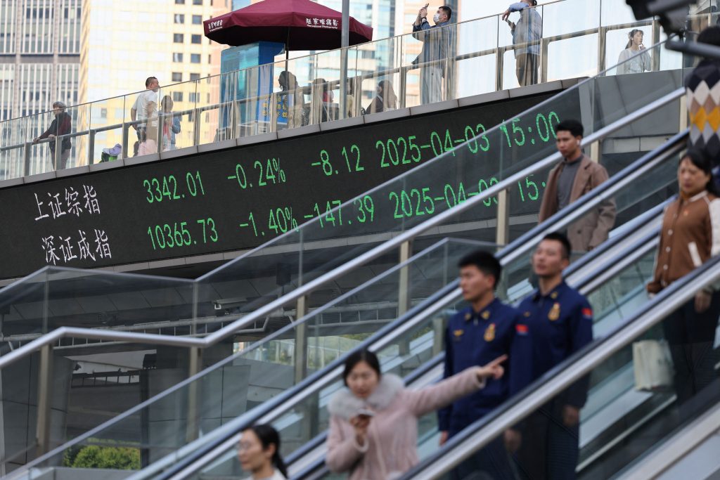 China: 34% duties on all US products from April 10