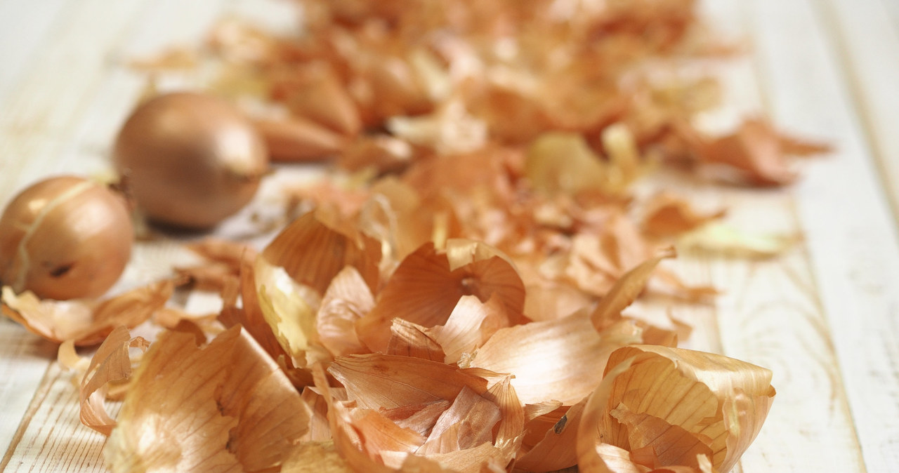 Collect onion shells in the kitchen to be able to prepare homemade carrot fertilizer. /123RF/PICSEL