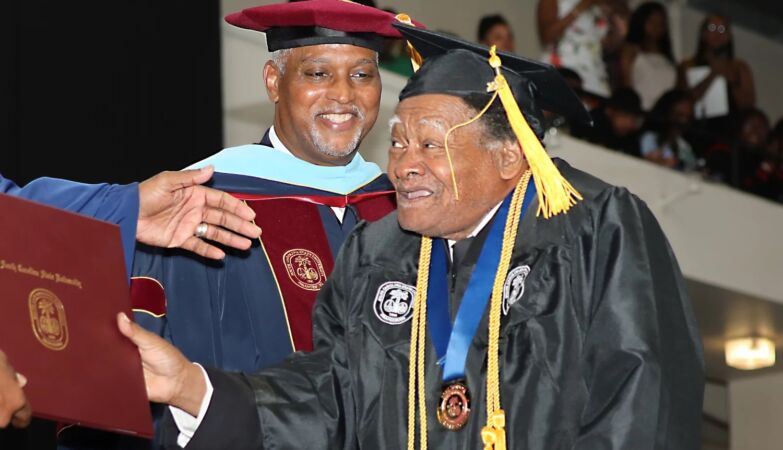 He graduated from the university at the age of 79. A tragedy inspired him to enroll himself