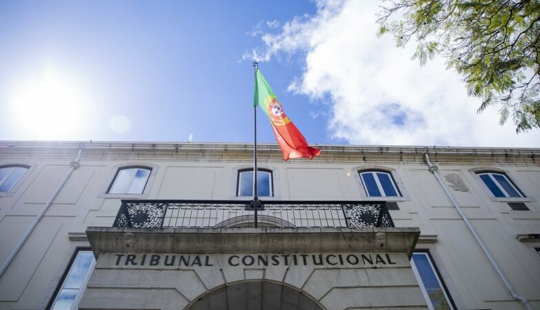 Arc of the Facade of the Ratton Palace, headquarters of the Constitutional Court