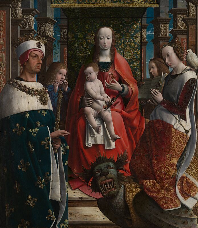 The virgin, the boy, the saints Luís and Margarida (and a dragon drool) were worth 20 million