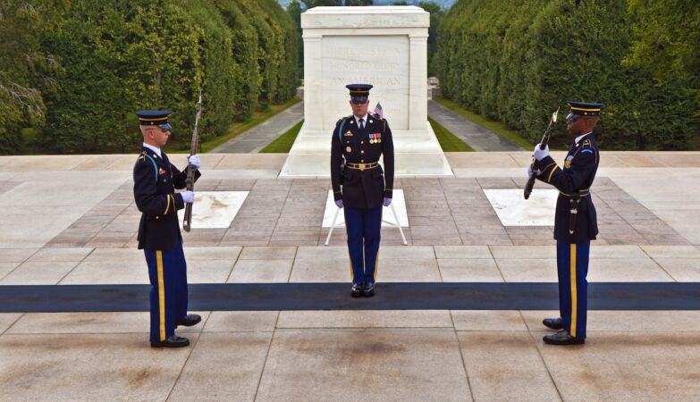 The tomb of the unknown soldier is empty, but it is one of the best kept places in the world