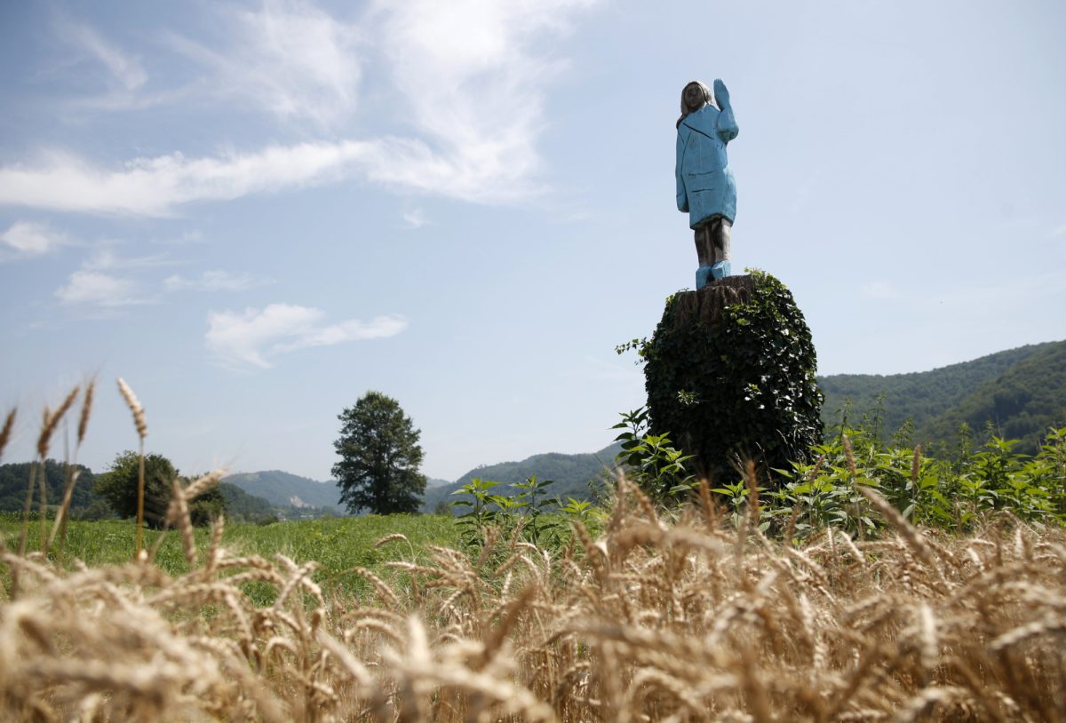 Melania Trump: Her statue in Slovenia mysteriously disappeared