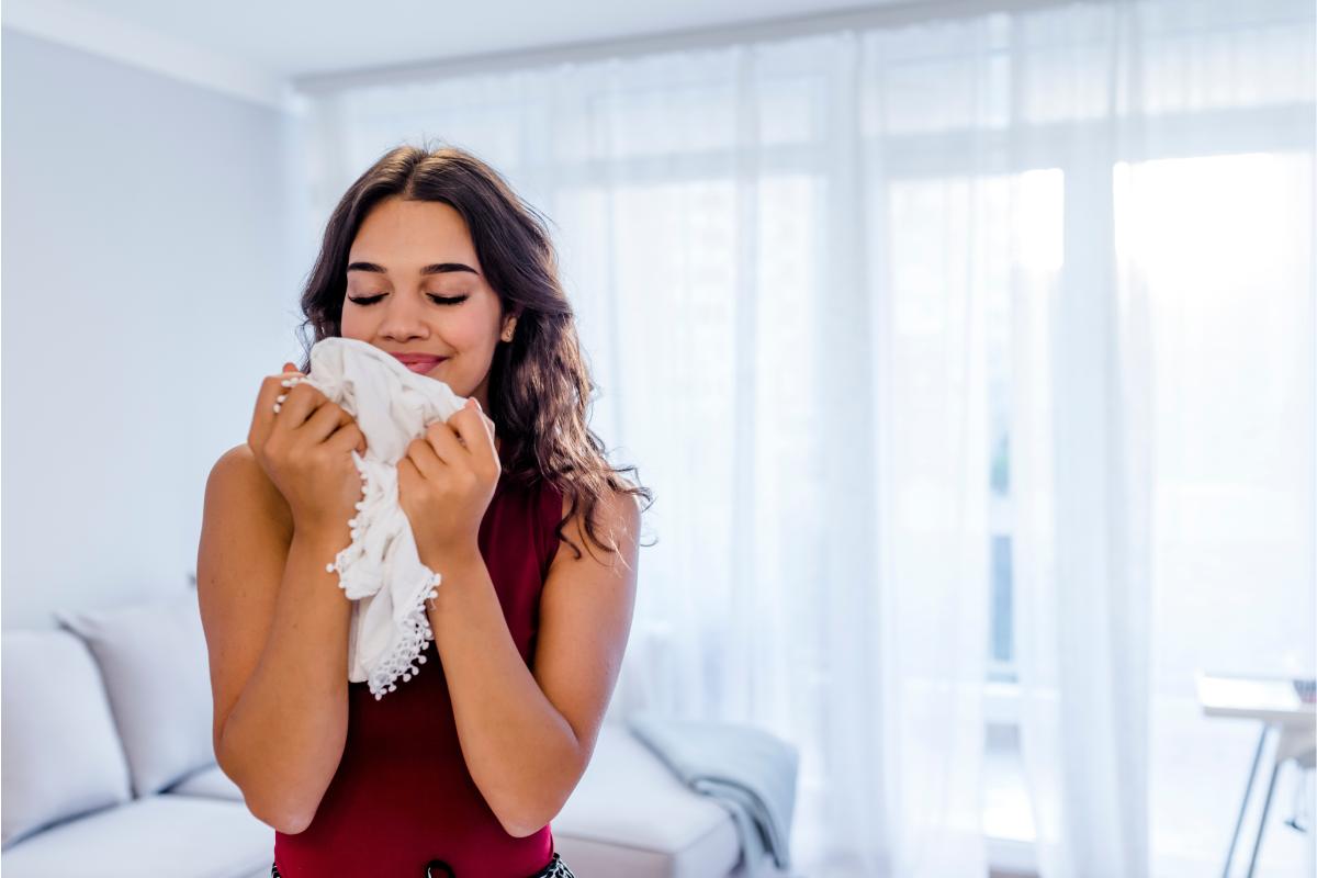 Scented laundry with grandmother's remedies