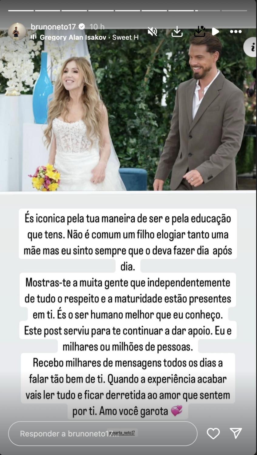 Son of Martha leaves a message of “ support ” to the mother and guarantees: “ when the experience is over … ”