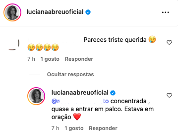“ SOARE SAD ”. Luciana Abreu clarifies follower after a message of concern
