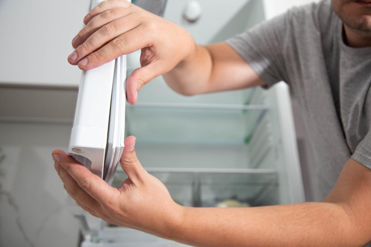Clean the fridge gasket