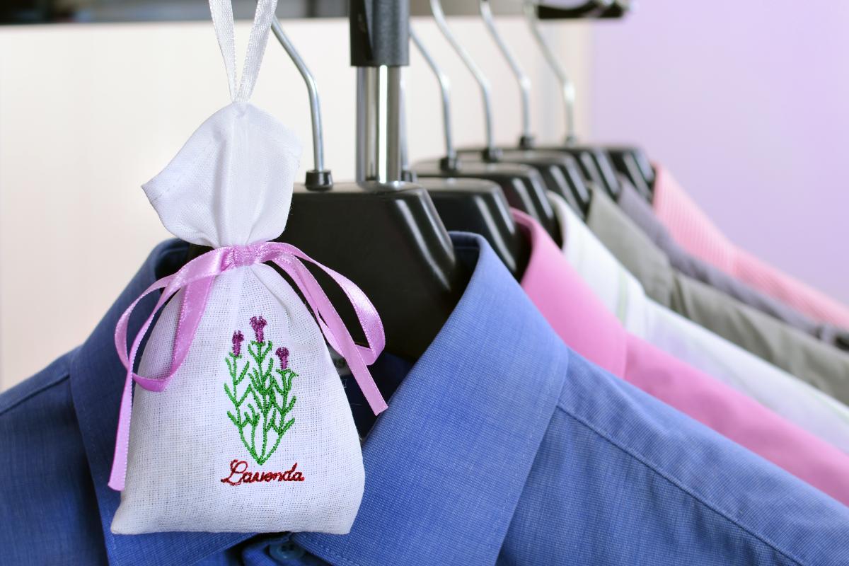 Lavender smells the wardrobe all spring