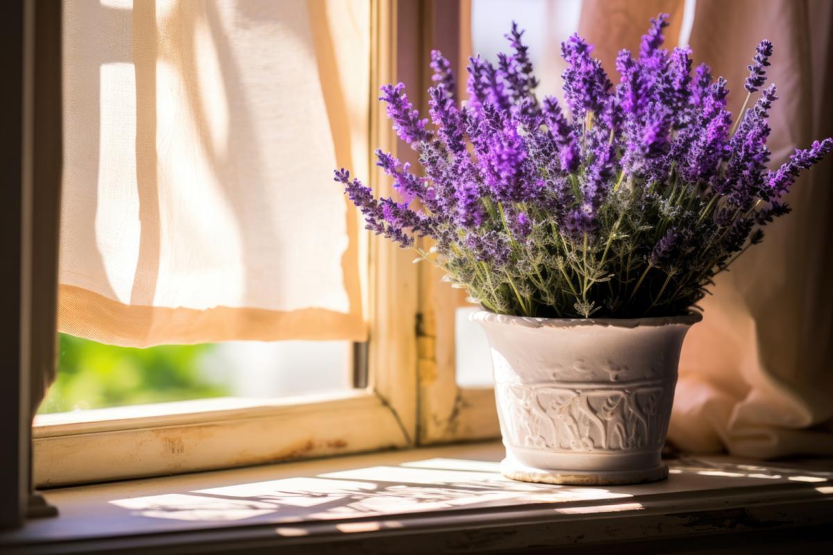 Perfume at home in summer