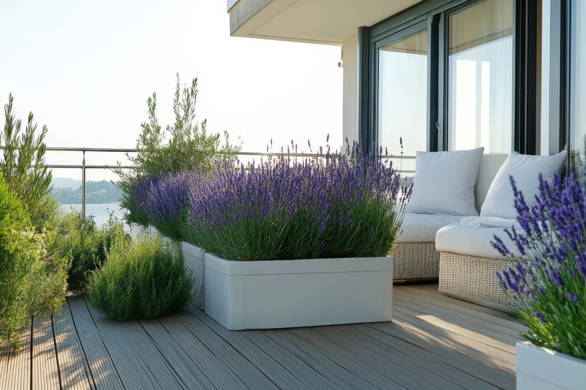 How to make the lavender plant on the balcony in June