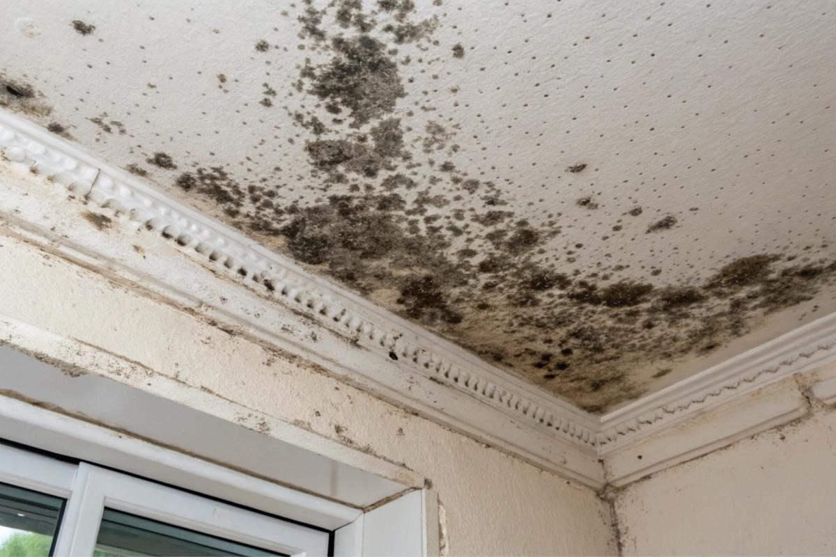How to eliminate mold on the ceiling