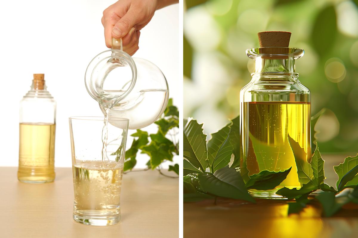 Polish the leaves of plants in the house