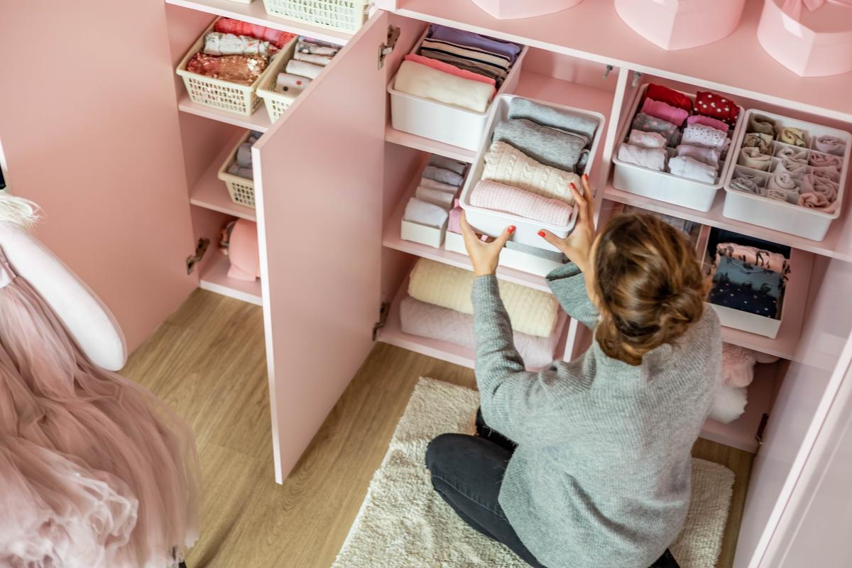 Here's how not to go crazy by changing the season in the closet of the little ones