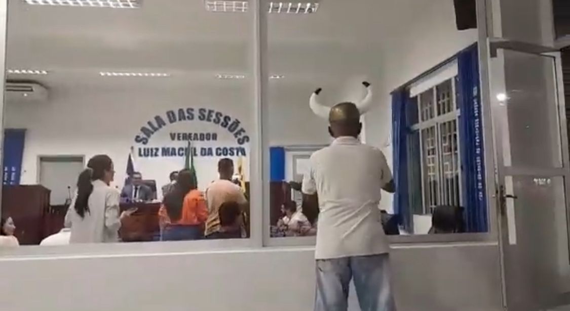 'Representative of the horns' invades City Council in Acre: "The animal is brave"