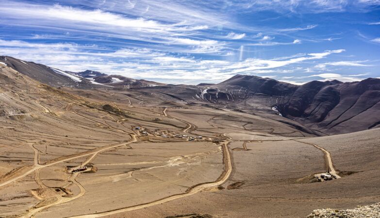 Discovered in the Andes one of the largest deposits of gold, silver and copper
