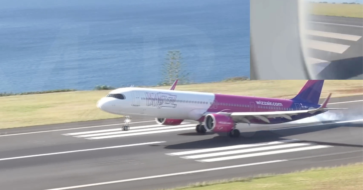 WIZZ AIR AIR AIR AIR AIR LANDING IN MADEIRA OBLIGATES TO REPLACE THE AIRCRIAN