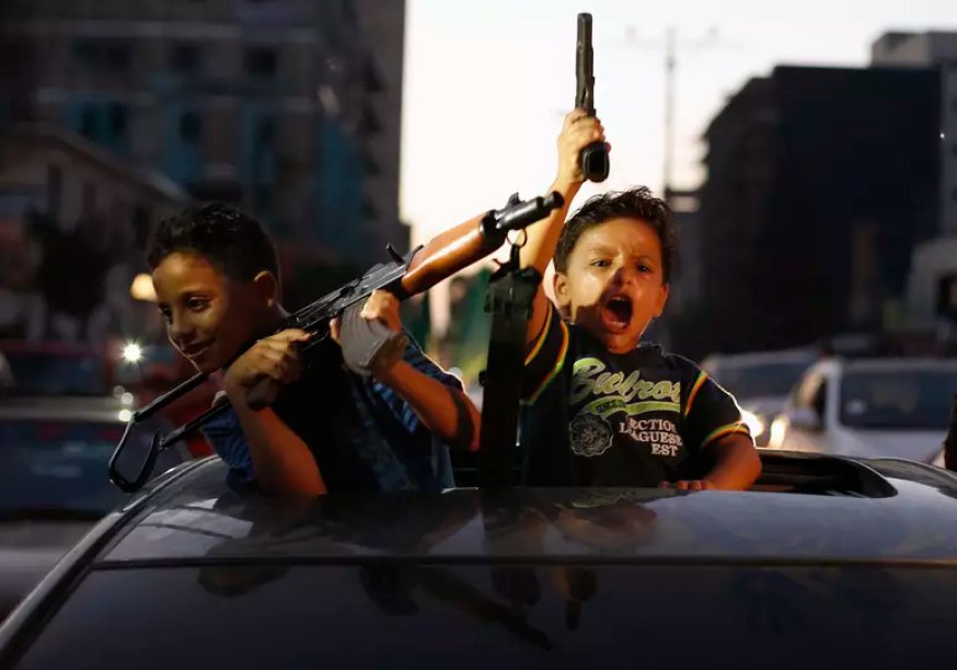 Police drone catches 7 and 9 year olds playing with a loaded weapon
