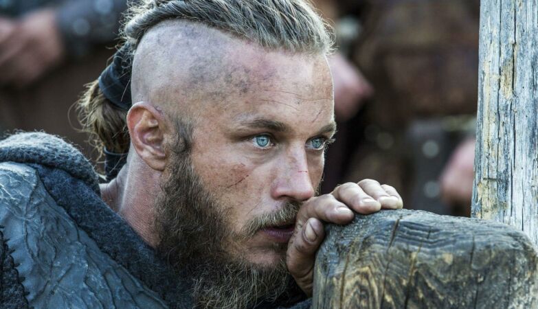 Ragnar, the main character of the series "Vikings".