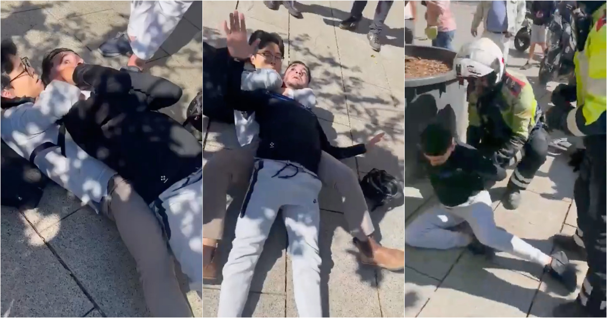 Thief tries to rob tourist in Barcelona and end up detained by his own victim