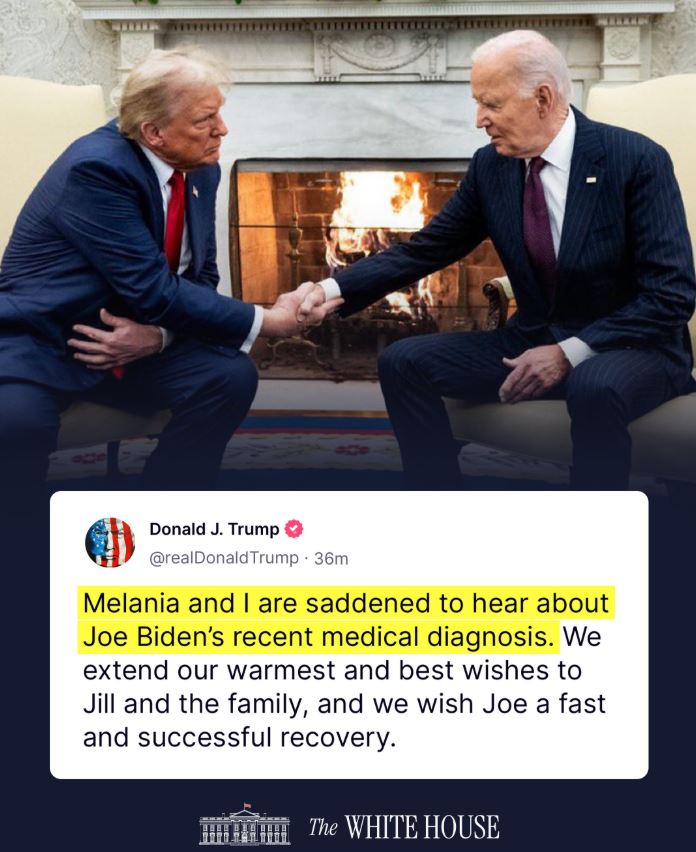 J. Biden: aggressive cancer and Trump reaction