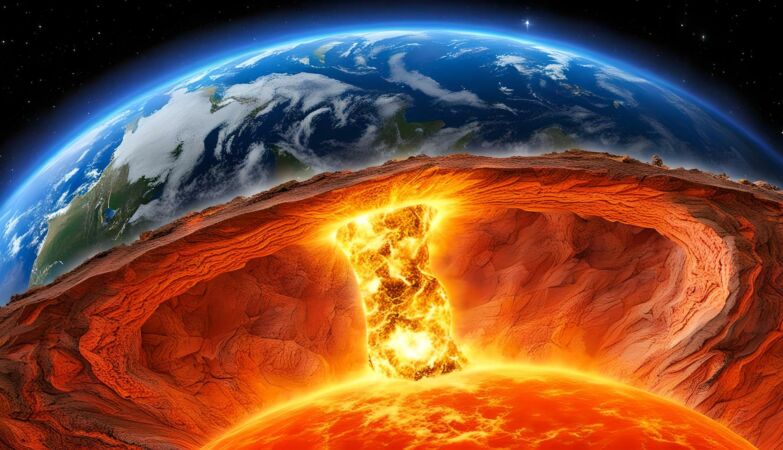 Unveiled mystery with 50 years of strange zone in the deep interior of the earth