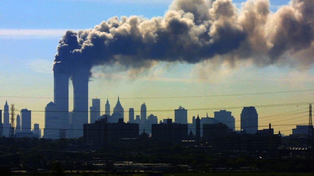 One of the most iconic images of this century: the twin towers to burn (AP)