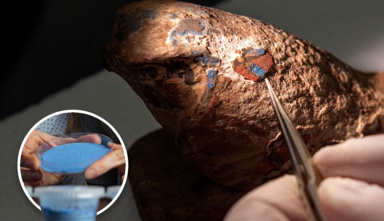 Scientists recreate Egyptian blue dye with 5,000 years
