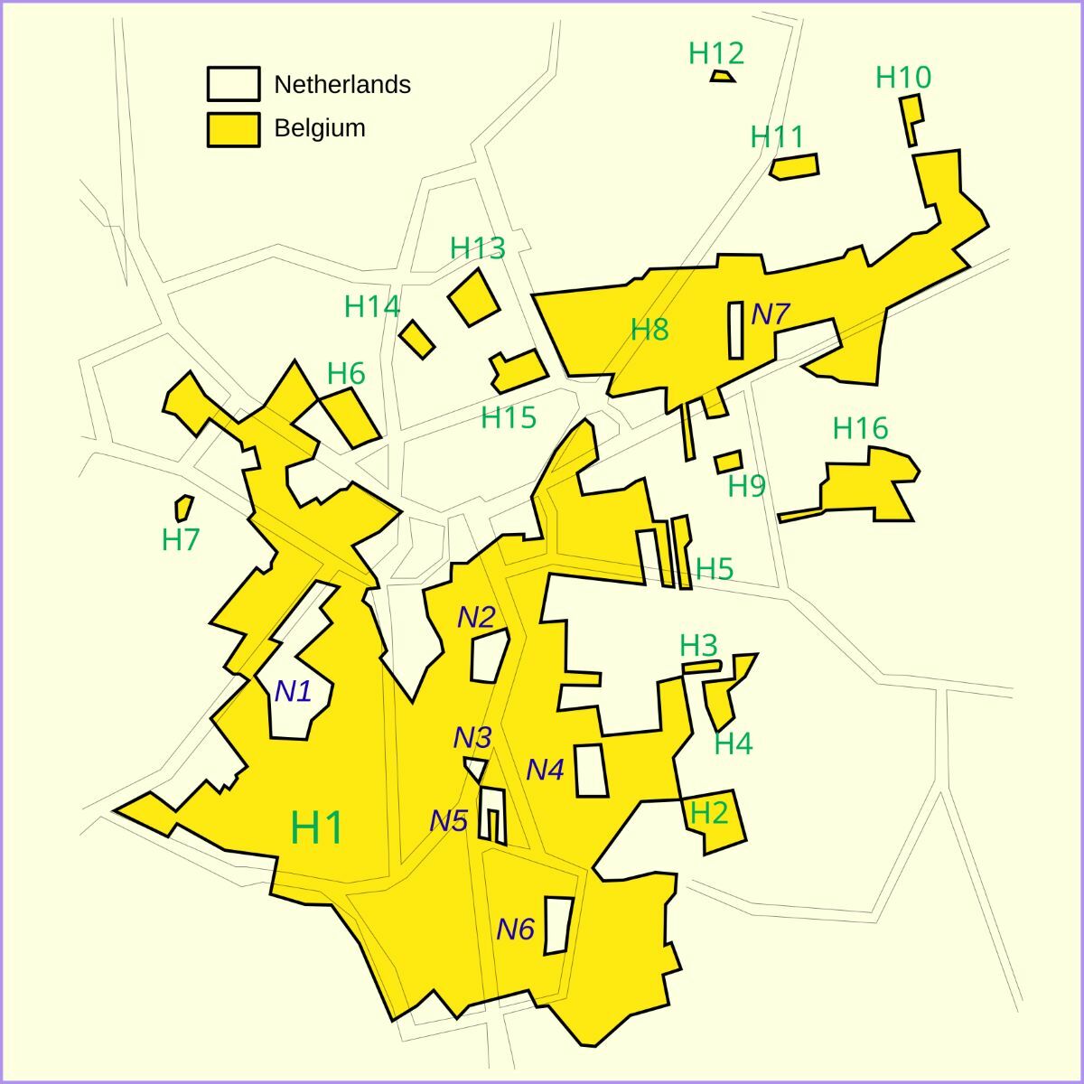 The strangest geographical marriage in Europe is… (simplifying) in Benelux