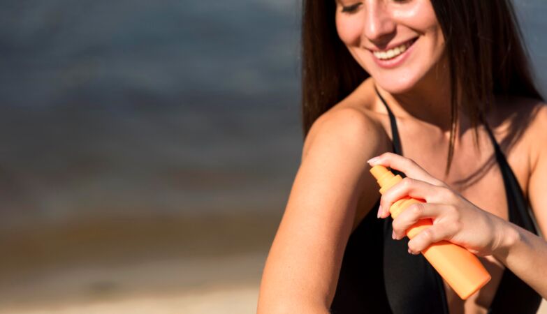 Our skin has a natural sunscreen