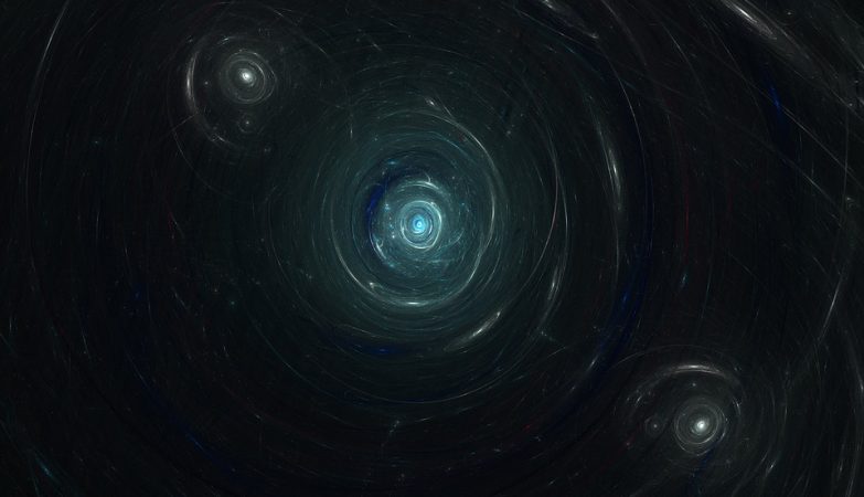 The light was transformed into a liquid that simulates spacetime